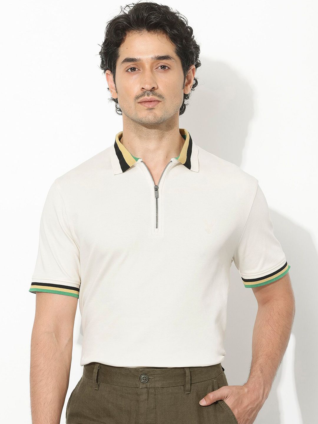 Men Drax Polo Collar Short Sleeves T-Shirt