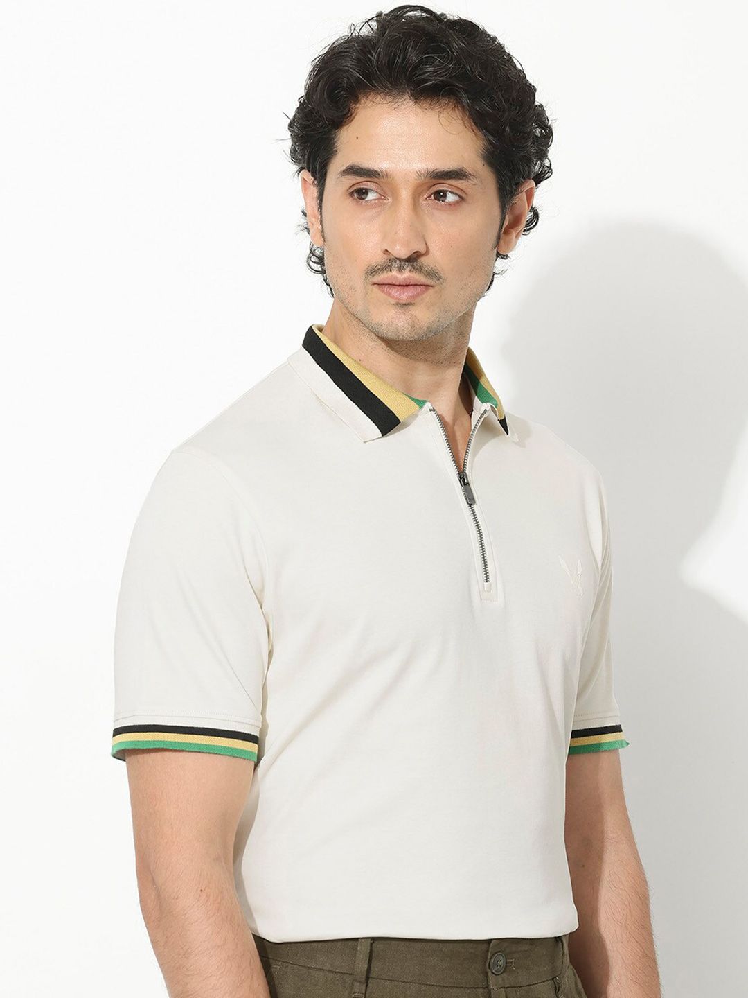 Men Drax Polo Collar Short Sleeves T-Shirt